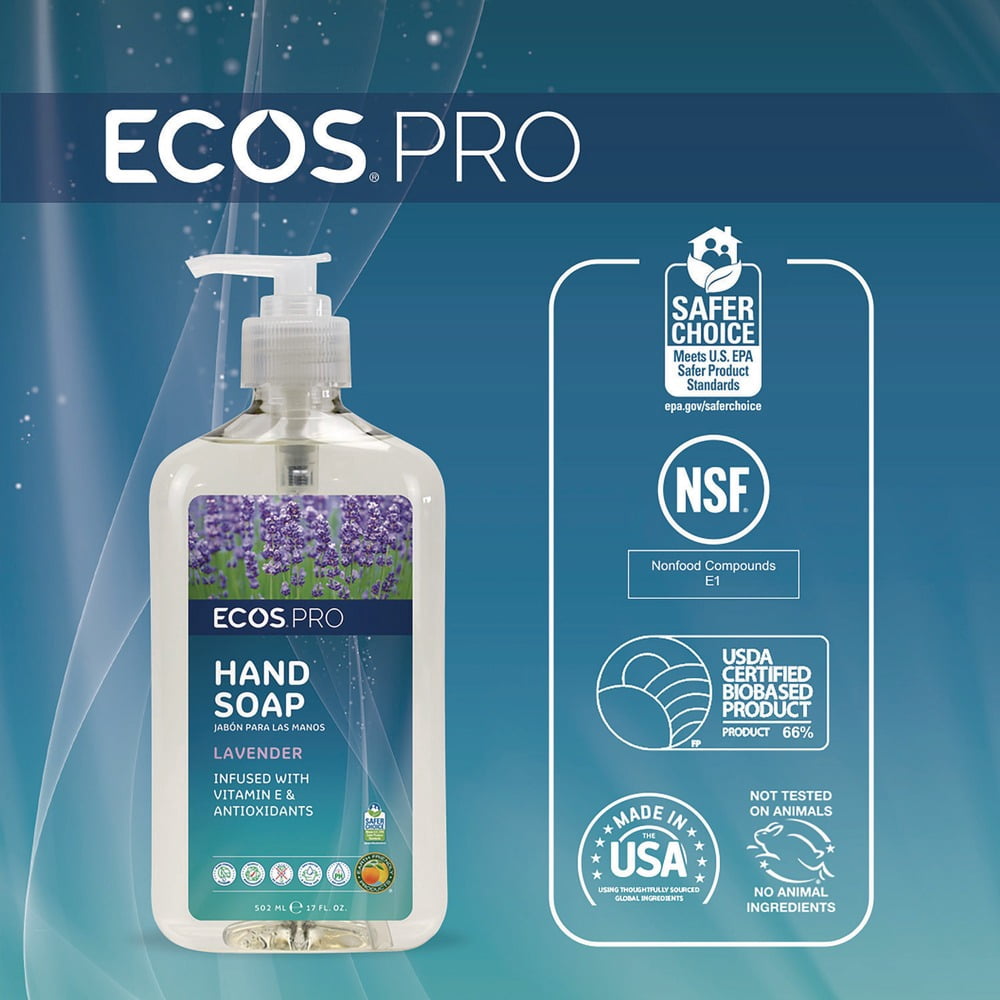 17 oz Liquid Hand Soap - Lavender (6/Carton)