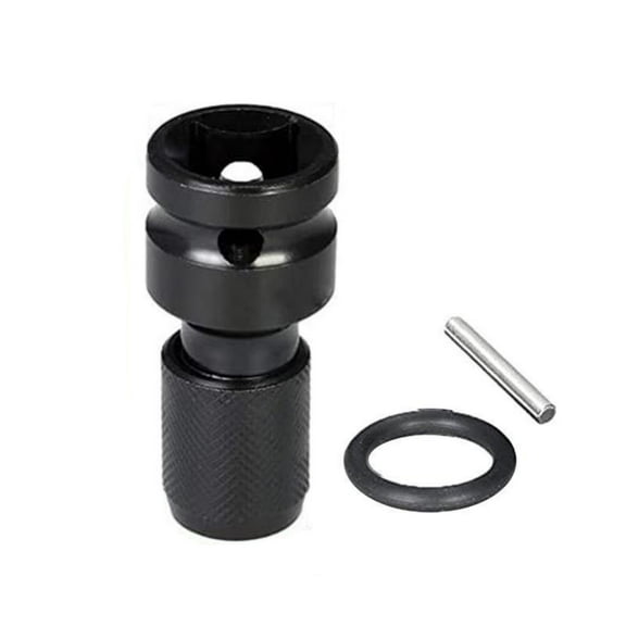 1/2 Inch Square Drive To 1/4 Inch Hex Female Socket Adapter Converter For Wrench And Drill