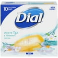 Dial Glycerin Bar Soap, White Tea & Vitamin E, 4 Ounce Bars, 10 Count