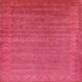 thumbnail image 1 of Ahgly Company Indoor Square Mid-Century Modern Red Oriental Area Rugs, 4' Square, 1 of 6