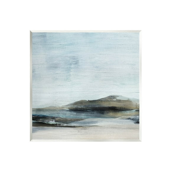 Abstract Rocky Beach Landscape Coastal Painting Unframed Art Print Wall Art