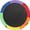 Rainbow, variant on ZENY 60 Inch Extra Large Saucer Tree Swing 660 lbs Capacity Waterproof 900D Oxford Fabric Round Flying Nest Swing for Backyard Kids Adults Blue