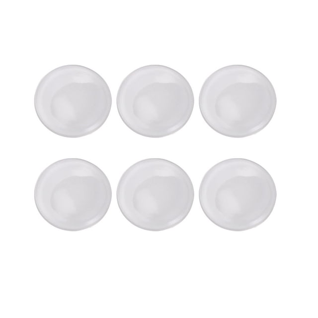 Manija 6pcs pared del protector de la puerta del protector de parachoques Tope antideslizante Sticker Auto adhesivo de goma de la puerta redonda Crash Pad puerta se detiene
