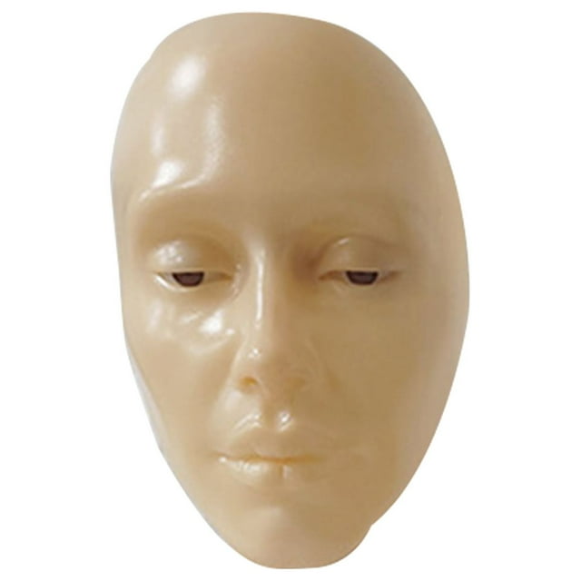 Full Face Makeup Mannequin Silicone Practicing Board Perfect Aid To Practice Makeup For Beginner
