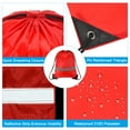 thumbnail image 4 of REGALWOVEN Polyester Drawstring Bag, Reflective Cinch Sack for Gym Sports Red, 4 of 7