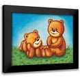 thumbnail image 1 of Daria 14x12 Black Modern Framed Museum Art Print Titled - Teddy Bears I, 1 of 5