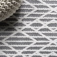 thumbnail image 5 of JONATHAN Y SOUTH BEACH 2 x 10 Runner Rug, Ararat Pile Moroccan Diamond - Black/Ivory, SBH105B-210, 5 of 9