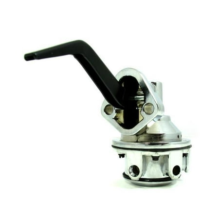 TSP MECHANICAL FUEL PUMP - FORD V8 221, 260, 289, 302 351W; 80 GPH FREE FLOW - CHROME (Best Heads For 351w)