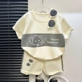thumbnail image 2 of UAYOTSE Kids & Toddler Boys Pajamas 2 Piece Pjs Set Cotton Sleepwear short Sleeve Summer Set for 0 6 12 18 24 M,Sizes 12-18 Months, 2 of 6