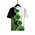 thumbnail image 4 of QIPOPIQ Chemises à Manches Courtes pour Femmes Col Rond T-Shirts de la Saint-Patrick Chemise Verte Trèfle Chemise Ample T-Shirts de la Saint-Patrick Chemise Amusante Chemises de Vacances Tunique T-Shirts Graphiques Offres, 4 of 9