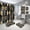 A, variant on Leopard Print Gold Bow Shower Curtain Set 4 Piece, Chic Animal Print Bathroom Decor with Velvet Bath Mats, Waterproof Polyester Shower Curtain for Modern Bathroom Accessories