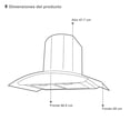 thumbnail image 3 of Campana CC-90-AC de pared en 90 cm Acero Supra Campana CC-90-AC, 3 of 6