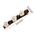 thumbnail image 3 of Pompotops Hair Clips for Women Girls Temperament Camellia Rose Double Bangs Hair Clips Shaped Non-Slip Bangs H tyle Hairpin, 3 of 7