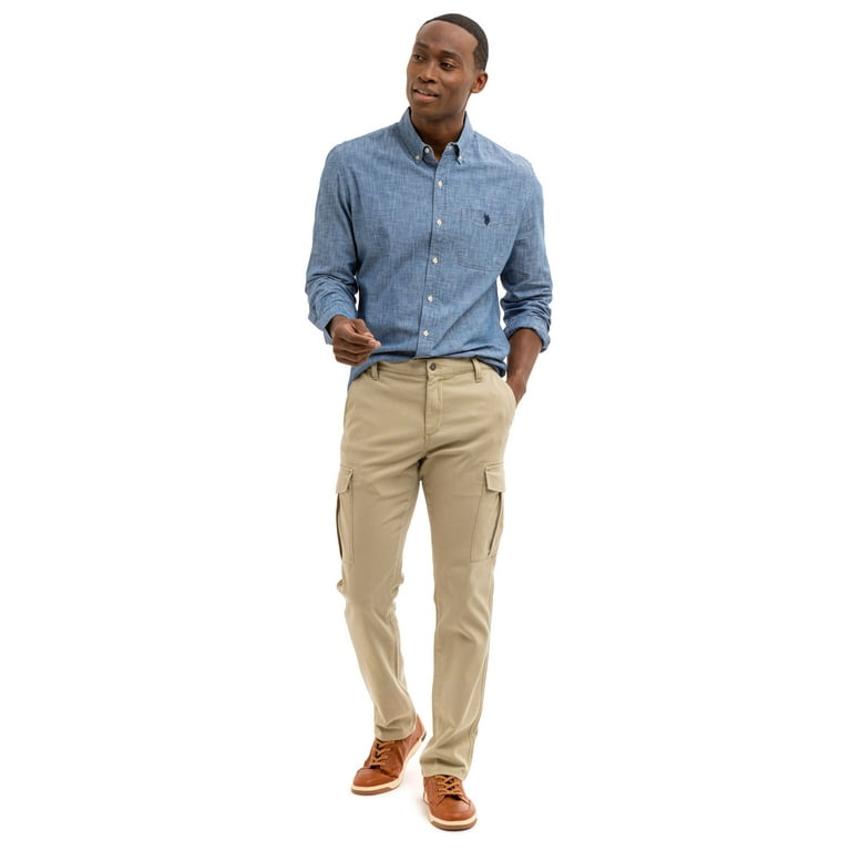 Sleeve Polo Cargo Pants With Polo Shirt Polo Men's Long Sleeve