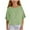 Green, variant on Fozruso Girls Shirt And Linen Half Sleeved Ruffled Girls Fashionable Round Neck T Shirt Solid Color Loose Casual T Shirt Suitable For 5 15 Years Summer Tops,Sizes 5-6 Years Black