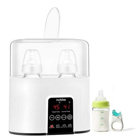 Bottle Warmer - On Sale Today! Baby Bottle Warmer - 8 In 1 Fast Bottle Warmer Accurate Temp Control With Lcd Display/Timer/Defrost/Keep 24H, Double Bottle Warmer For Breastmilk &Amp; Formula, Heat Baby Food