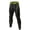Black Green, variant on Men's Compression Pants Sports Tights Leggings Baselayer Running Workout Active Cool Dry Yoga Gym Rashguard