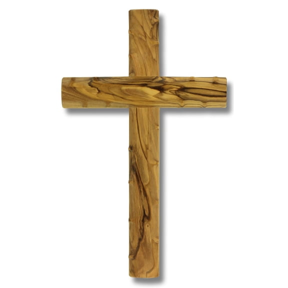 Genuine Bethlehem Olive Wood Knotted Wall Cross 10-1/4"
