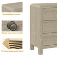 thumbnail image 2 of May in Color Modern Chest of Drawers Set of 2, with Rounded Table Corners, Natural Wood, 2 of 8