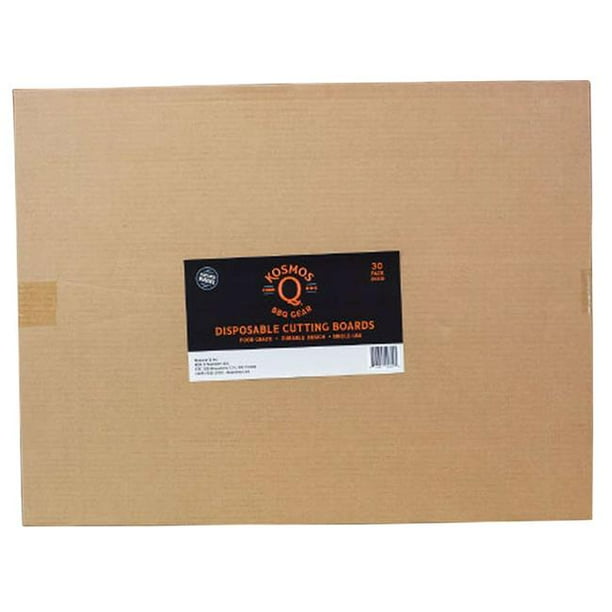 Kosmos Q 8037619 Paper Disposable Cutting Board Pack of 30
