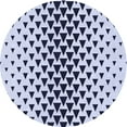 thumbnail image 1 of Ahgly Company Indoor Round Patterned Lavender Blue Area Rugs, 3' Round, 1 of 1