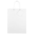 thumbnail image 2 of JAM Paper Glossy Gift Bag, 10 x 13 x 5, White, 1/Pack, Large, 2 of 4