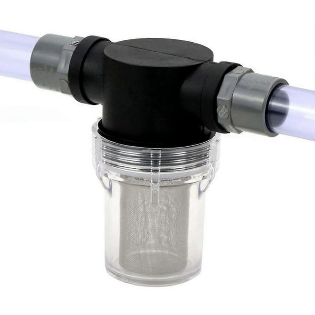 Garden Hose Filter, 1/2 Inch 3/4 Inch 1 Inch Inline Strainer with 40 Mesh, Flow