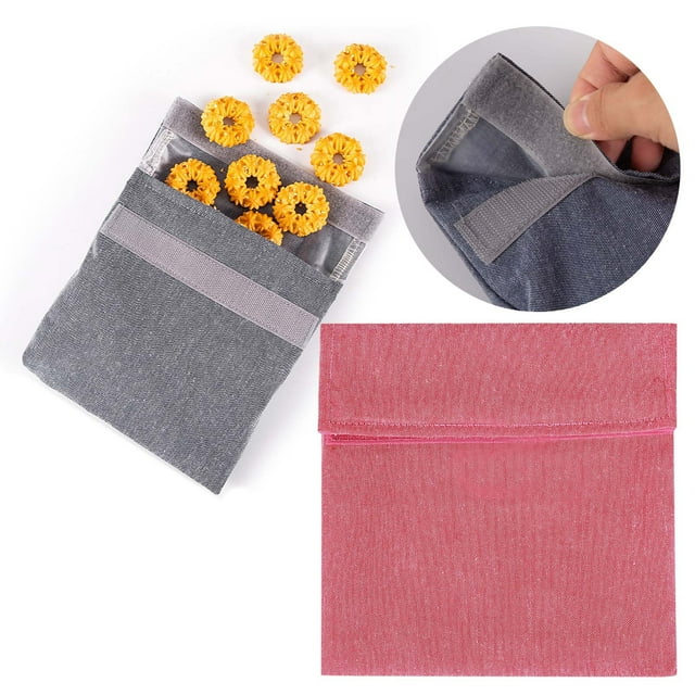 Cqxid Rangement Textile pour la Maison à Moins de 5 $ Sac à Collation Sandwich Réutilisable Sac à Fruits Intérieur en TPU Imperméable Sac à Collation Sac à Lunch