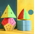 thumbnail image 2 of Amyove Sengso 4pcs Cube Magique Ensemble Lisse Speed-Forme Spéciale Cubes Jouets pour Enfants Cadeaux, 2 of 6