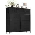 thumbnail image 1 of EDX 9 Drawers Dresser for Bedroom, Fabric Storage Organizer Tower Cabinet, Black, 1 of 5
