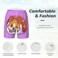 thumbnail image 5 of Sigee Corgi In Sushi Roll Print Mens Swim Trunks with Compression Liner Quick Dry Swim Stretch Beach Shorts with Pockets,S-3XL, 5 of 7