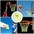 thumbnail image 4 of Glow in The Dark Luminous Replacement Goal Net, 12 Loops All Weather Nylon Replacement Net for Indoor/Outdoor, Nightlight Basketball Net, Replacement Net, Pink Glow in The Dark, 4 of 6