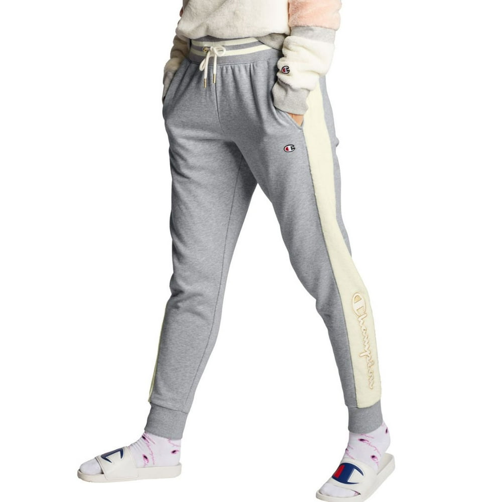 faux fur jogger set