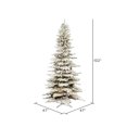 thumbnail image 3 of Vickerman 102" Pin Stratton LED Lumières Arbre de Noël Artificiel en Blanc/vert, 3 of 3