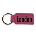 thumbnail image 3 of Keychain - Rectangle - London - Leather, 3 of 4