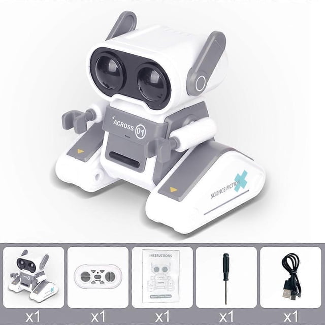 Robot Toy, Remote Control Robot Toy for Boys, Remote Control Robot with LED Eyes and Music, Gift for 3 4 5 6 7 8 9 Years Old Kids Boys and Girls
