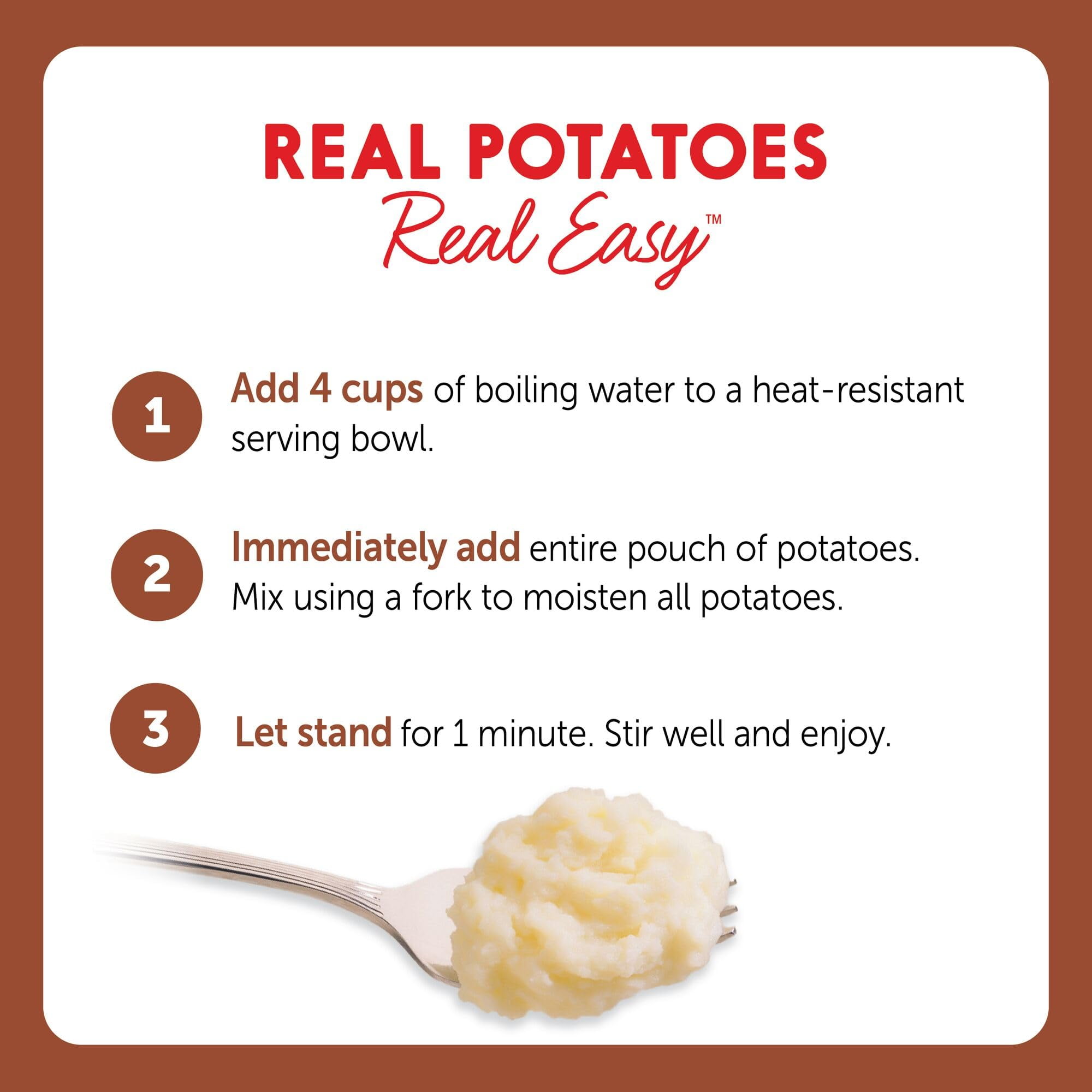 Idahoan Four Cheese Mashed Potatoes Family KKS1&nbsp;Size, 8 oz Pouch (Pack of 8)
