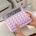 thumbnail image 6 of Ankereame Large Screen Dual-Angle Financial Calculator with Tax Key, 240 Functions, Ergonomic Portable Design for Stu-dents & Office, Purple, 6 of 6