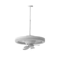 thumbnail image 2 of Ceiling Fan with Light | Remote Control | 48W Dimmable LED Light & 3-Speed Quiet Fan | 11.8 Inch Adjustable Head for Bedroom, Living Room, and Home Office Air Circulation, 2 of 9
