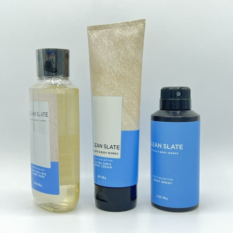 Clean popular slate for men bundle from bath & body works