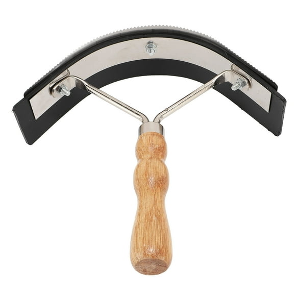 Horse Hair Brush, Wooden Handle Portable Efficient Cleaning Horse Hair Brush Scratchboard Tool for Livestock