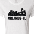 thumbnail image 4 of Inktastic Orlando Skyline with Grunge Women's T-Shirt, 4 of 5