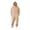 #11 Khaki, variant on Zenithor Men's Hooded Fleece Onesie Long Sleeve Front Zip One Piece Pajamas Soft Warm Plush Jumpsuit Loungewear Sleepwear Cuffed Pockets L