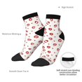 thumbnail image 6 of Pofeuu Lips Kiss Print 30cm Socks, Adult Running Hiking Socks for Youth and Adult, 6 of 7
