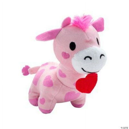 Valentine Stuffed Giraffes, Valentine's Day, Toys, 12 Pieces