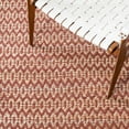 thumbnail image 6 of SAFAVIEH Natural Fiber Kalisha Geometric Area Rug, Natural/Rust, 5' x 8', 6 of 8