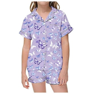 Silky Satin Pajama Set For Women & Girls - Comfy Button-Down Nightwear (Mother-Daughter Matching)