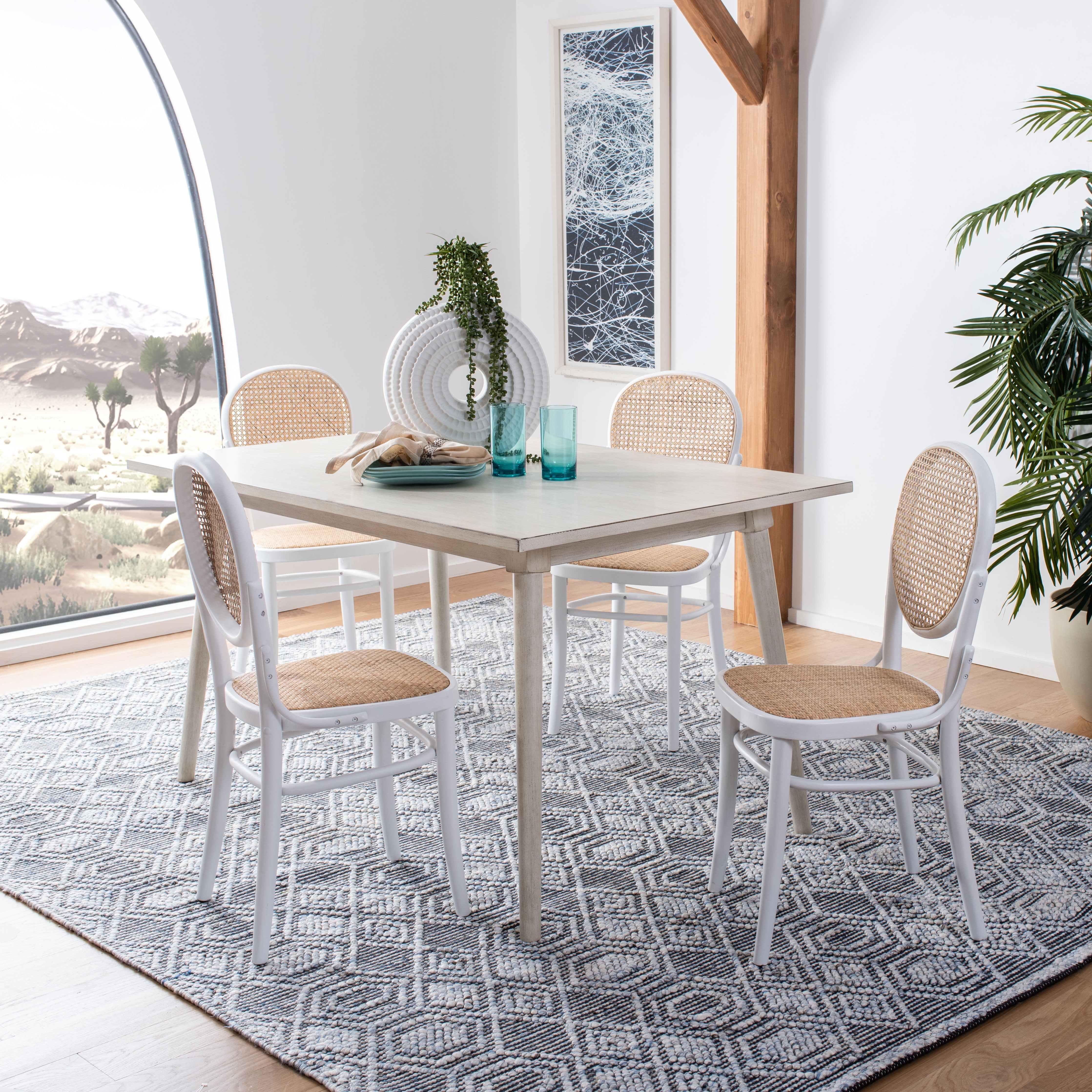 Sonia cane dining chair discount