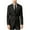 black, variant on DKNY Mens Pin Dot Two Button Blazer Jacket, Black, 42 Short