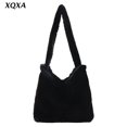 thumbnail image 1 of Bolso de mano peludo para mujer, bolsa de hombro grande de felpa, mullida, para Otoño e Invierno xuanjing  unisex, 1 of 2